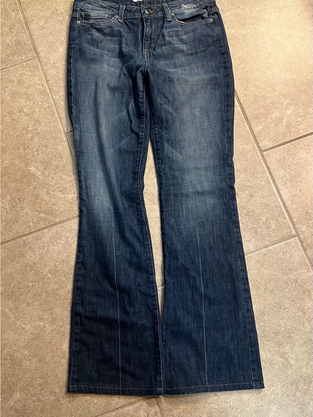 Joe's Jeans Dark Blue Flare Wide-Leg Denim